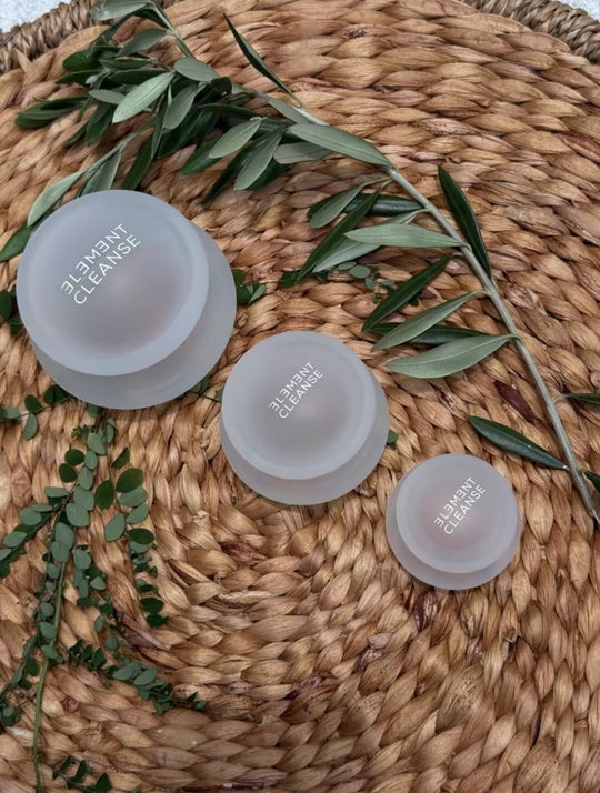 Element Cleanse Detox cups - Transparent and White