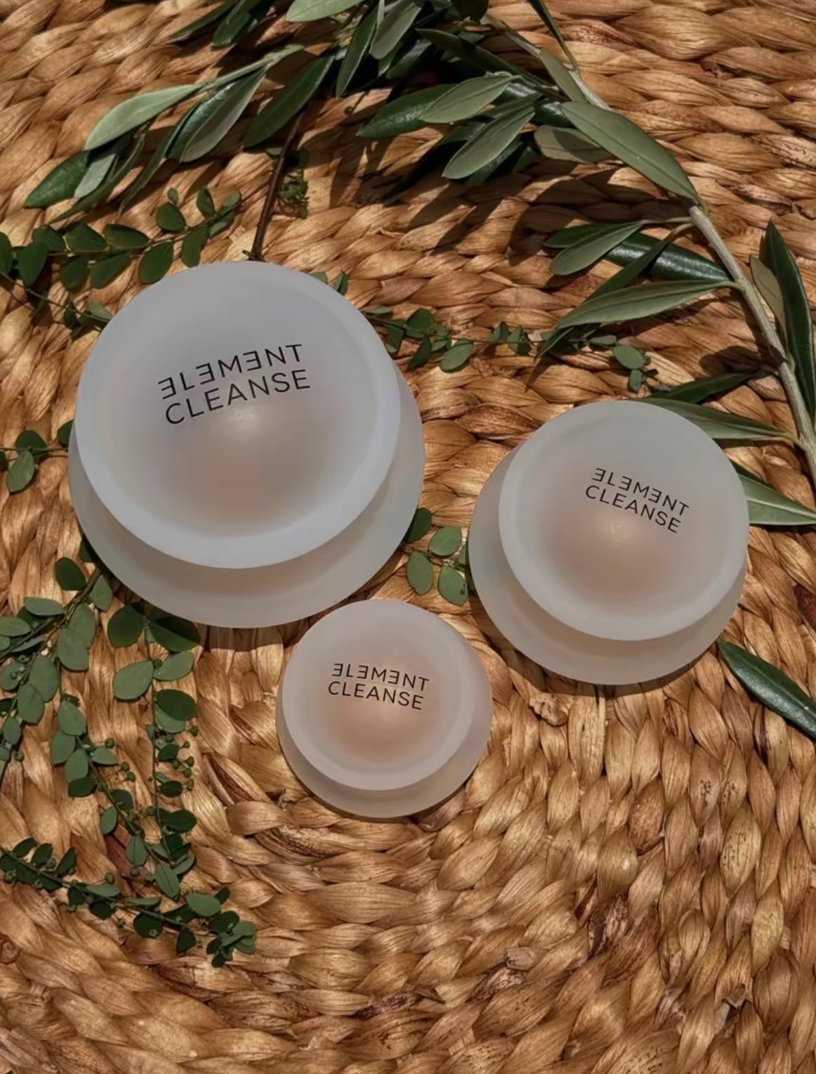 Element Cleanse Detox cups - Transparent and Black