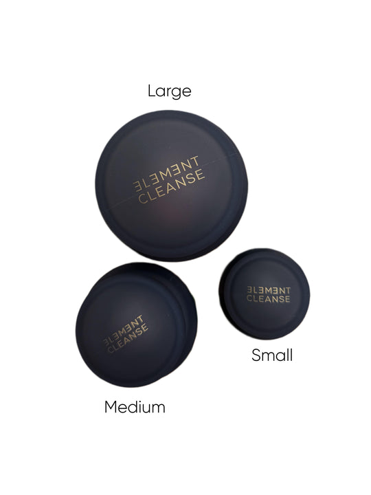 Element Cleanse Detox cups - Black and Gold