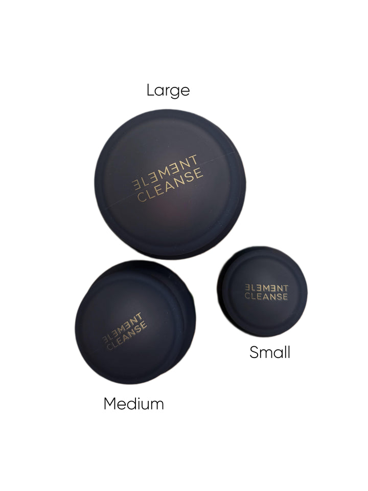 Element Cleanse Detox cups - Black and Gold