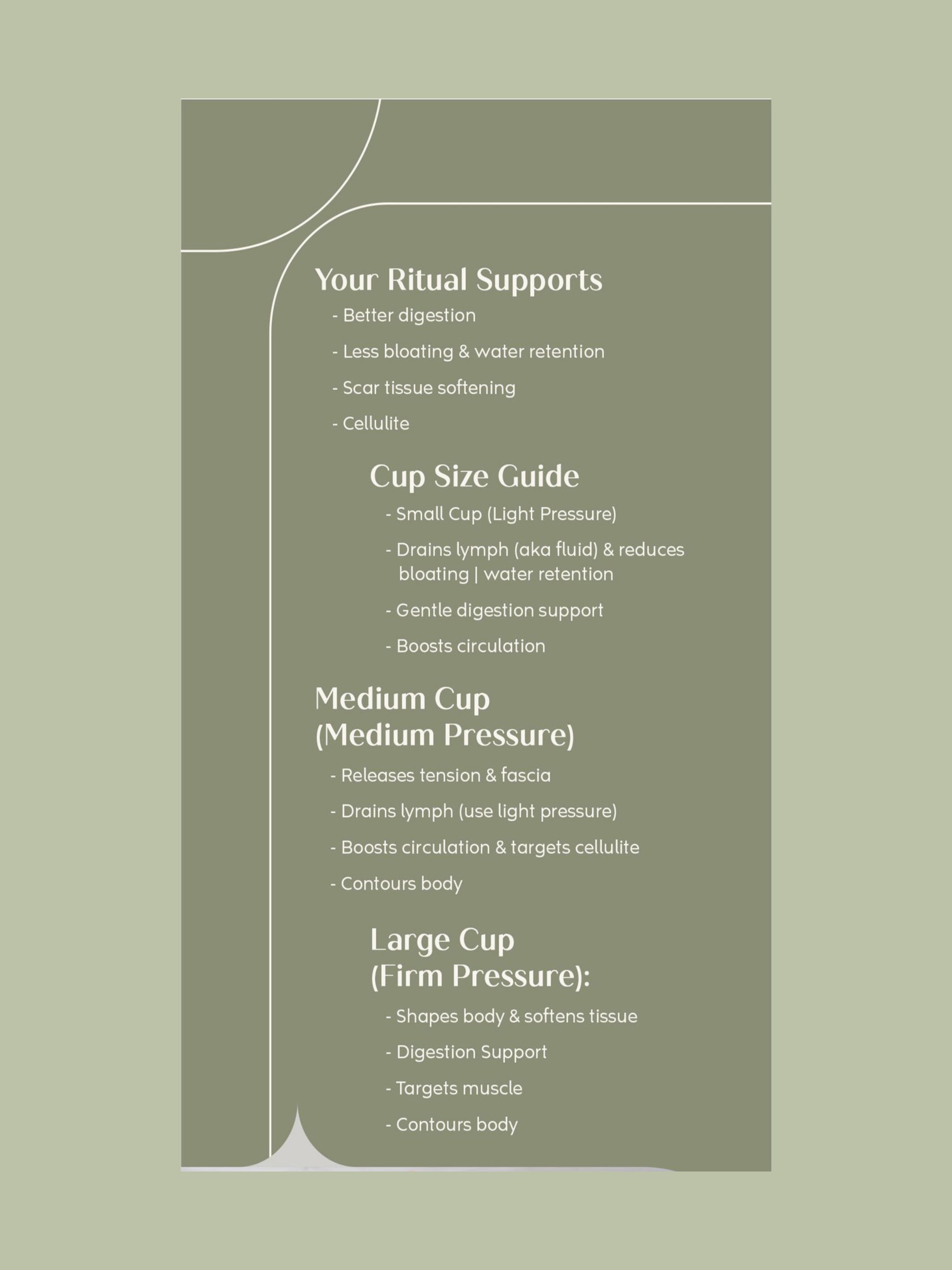 Element Cleanse Detox cups - Transparent and Black